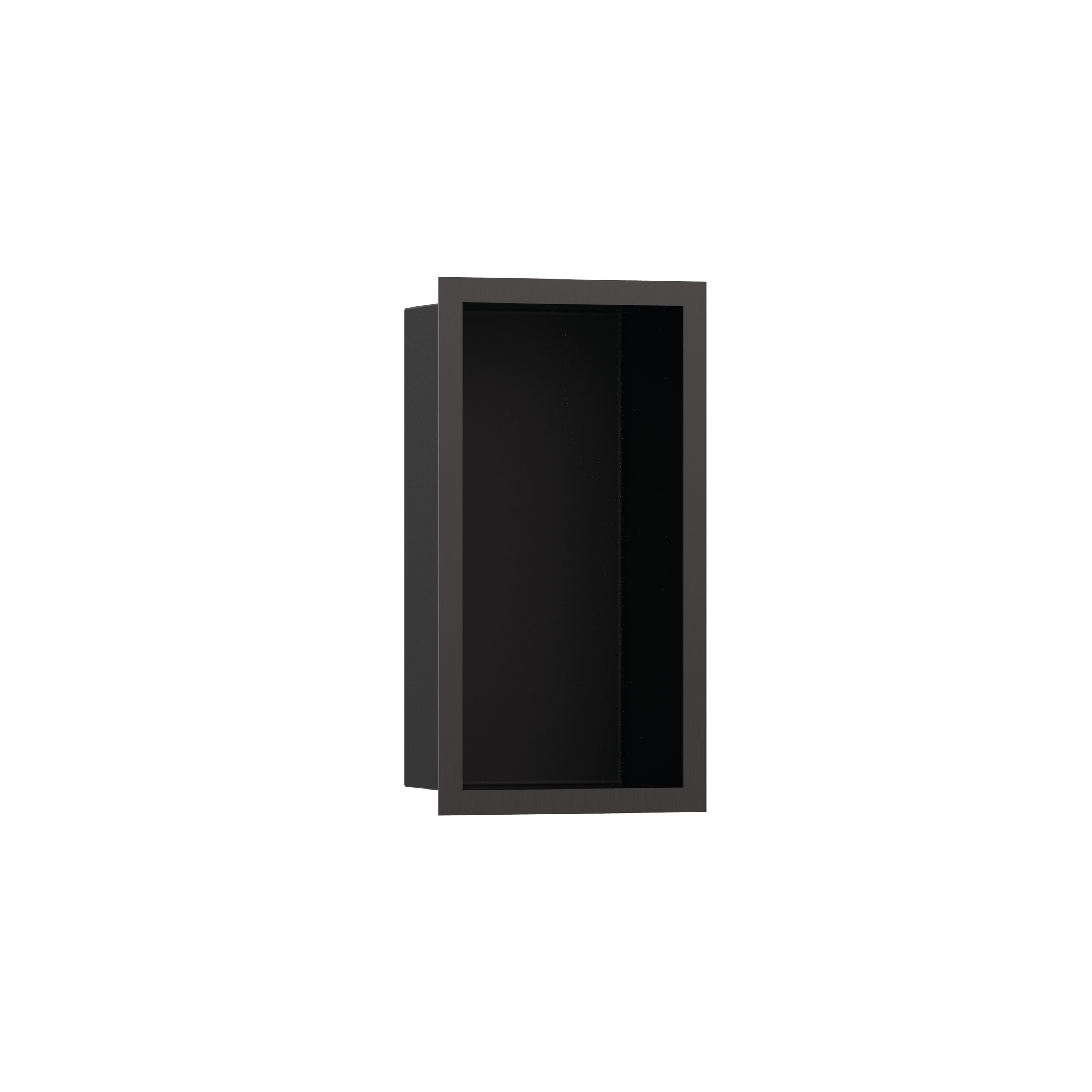 Wall Niche Matte Black with Design Frame 12"x 6"x 4" in Multiple Finishes