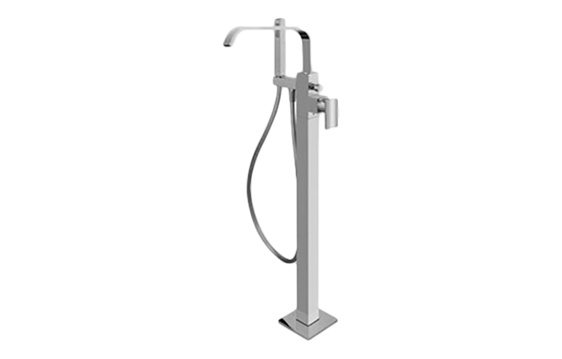 Graff - Immersion Floor-Mounted Exposed Tub Filler - Warm Bronze PVD - G-2357-LM31N-WB