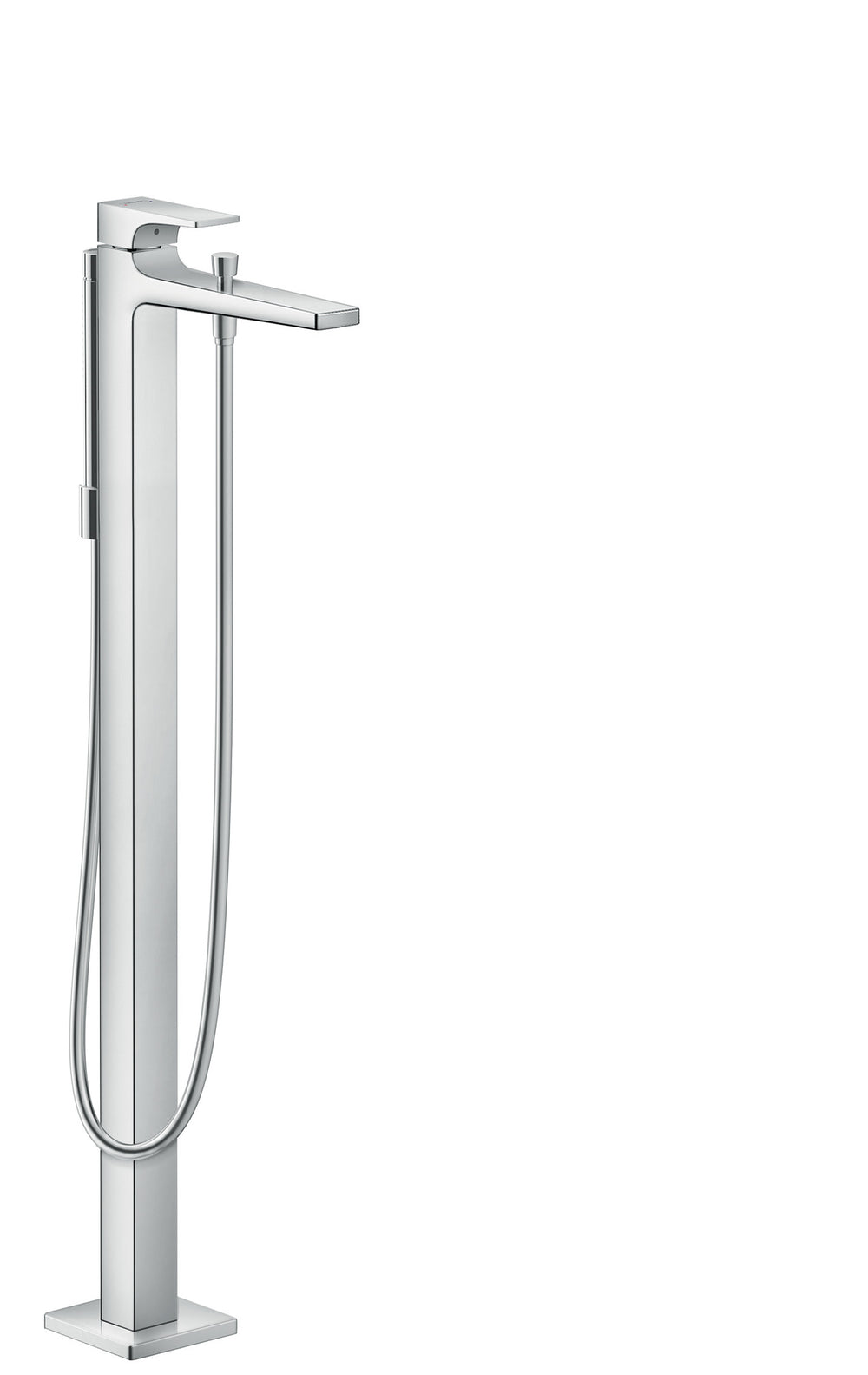 Freestanding Tub Filler Trim with Lever Handle and 1.75 GPM Handshower in Multiple Finishes