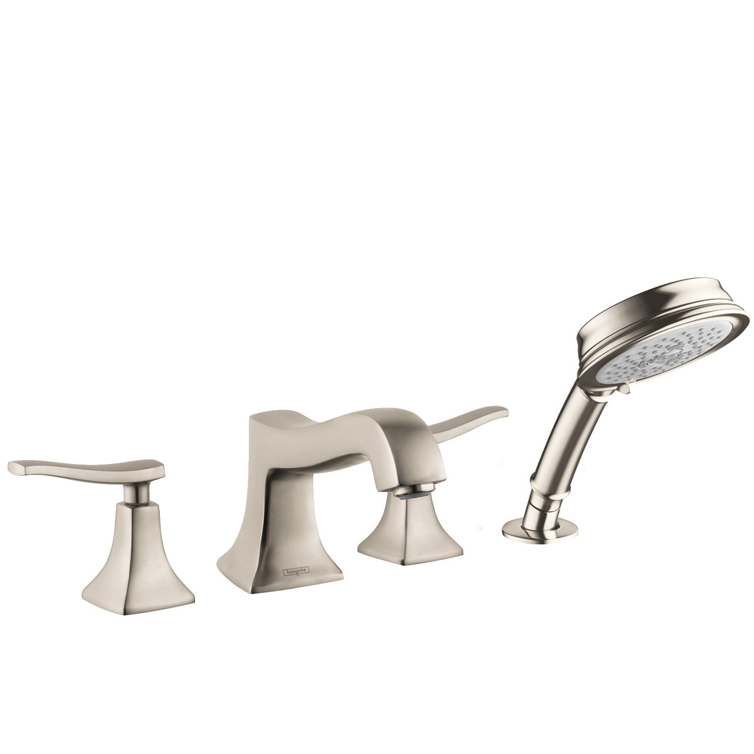 4-Hole Roman Tub Set Trim with 1.8 GPM Handshower in Multiple Finishes