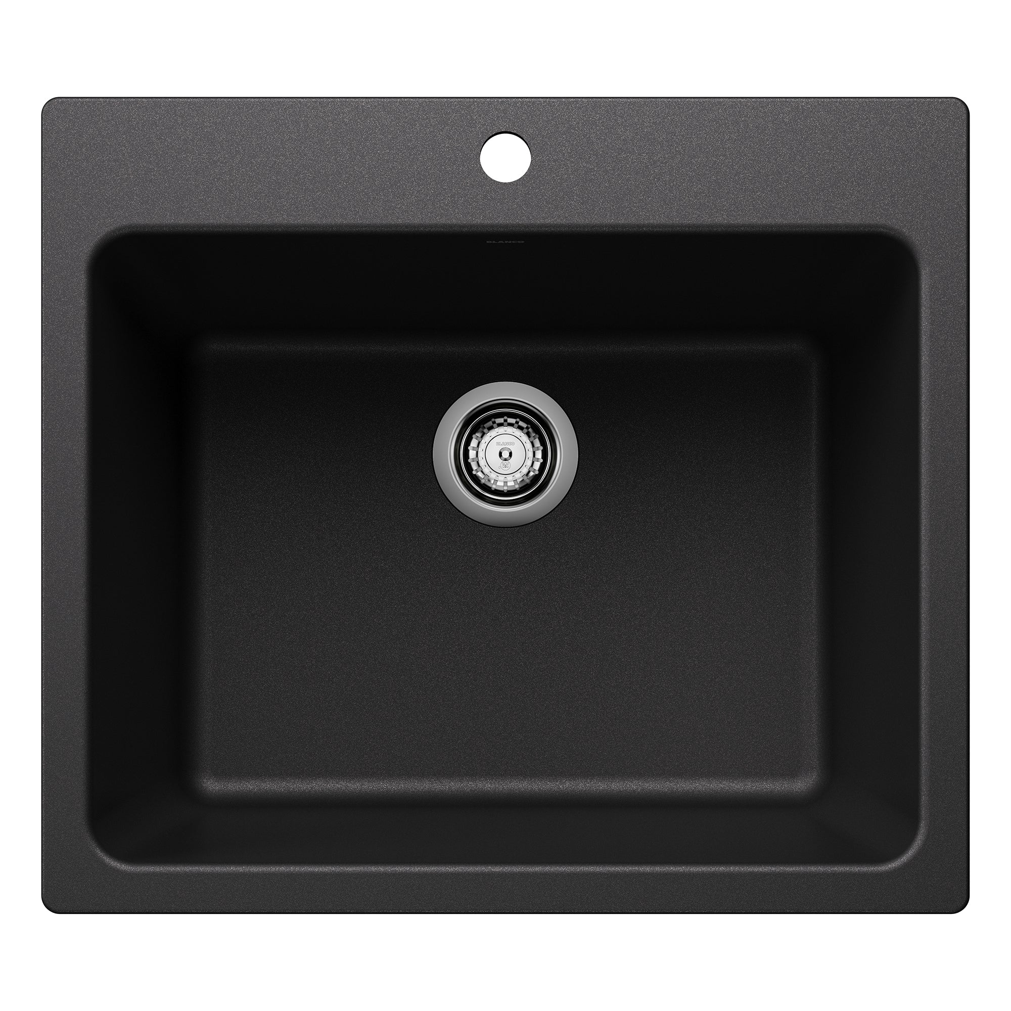 Blanco - 401920 - Liven SILGRANIT 25" Single Bowl Dual Mount Laundry Sink - Anthracite