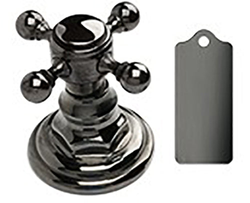 Uptown Contempo Slim Faucet with Round Escutcheons & Thumb Handles- 0.5 GPM in Multiple Finishes