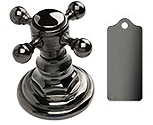 Quarter Turn Ceramic Disc Angle Pattern 1/2" IPS x 3/8" O.D. Supply Valve with Contempo Lever Handle in Multiple Finishes