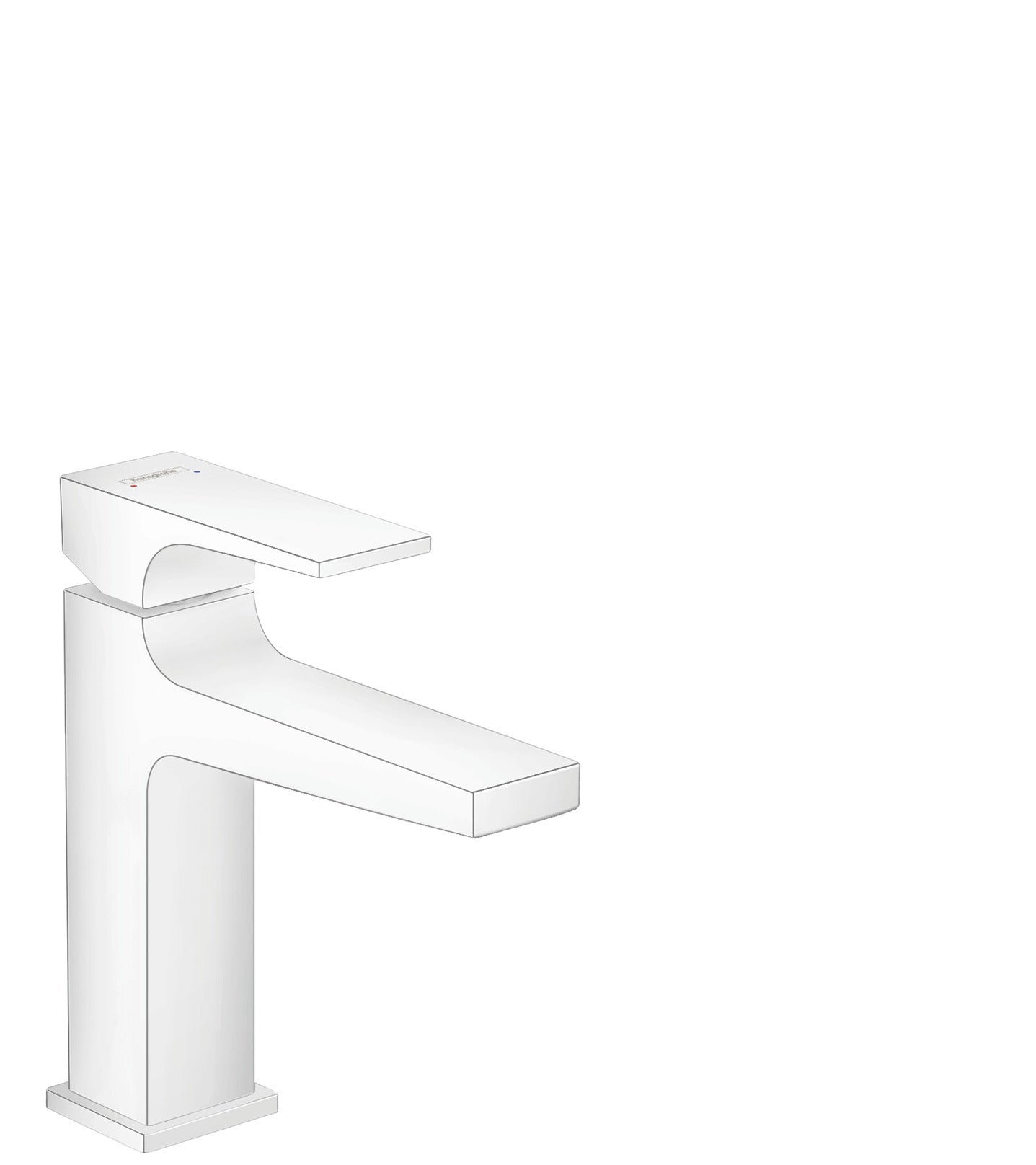 Single-Hole Faucet 110 with Lever Handle and Pop-Up Drain, 1.2 GPM in Multiple Finishes