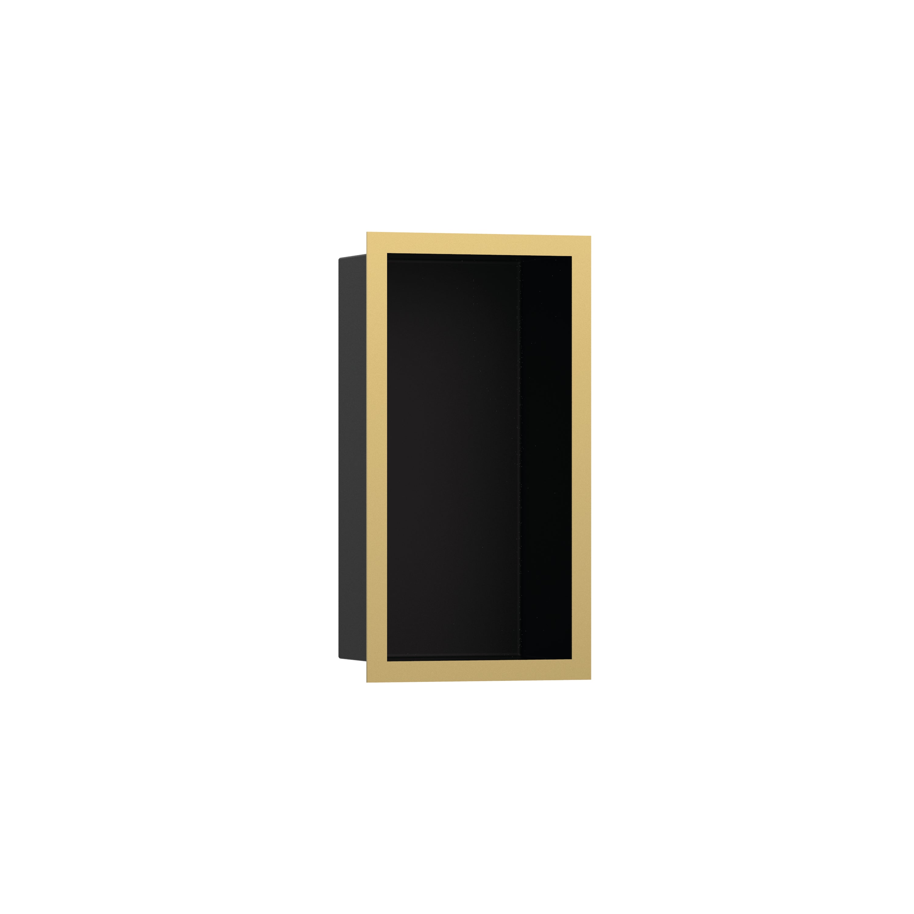 Wall Niche Matte Black with Design Frame 12"x 6"x 4" in Multiple Finishes