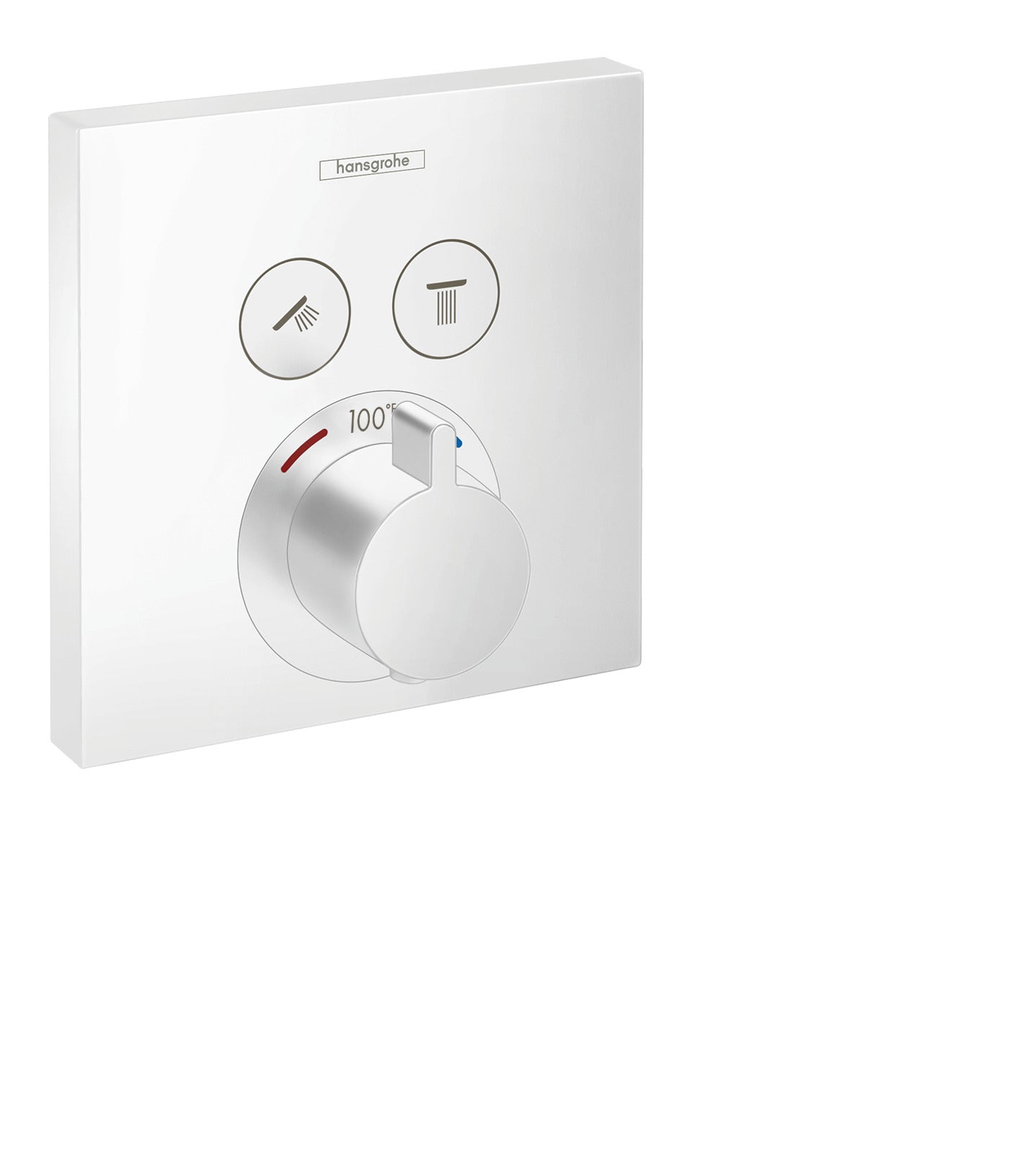 Thermostatic Trim for 2 Functions, Square in Multiple Finishes