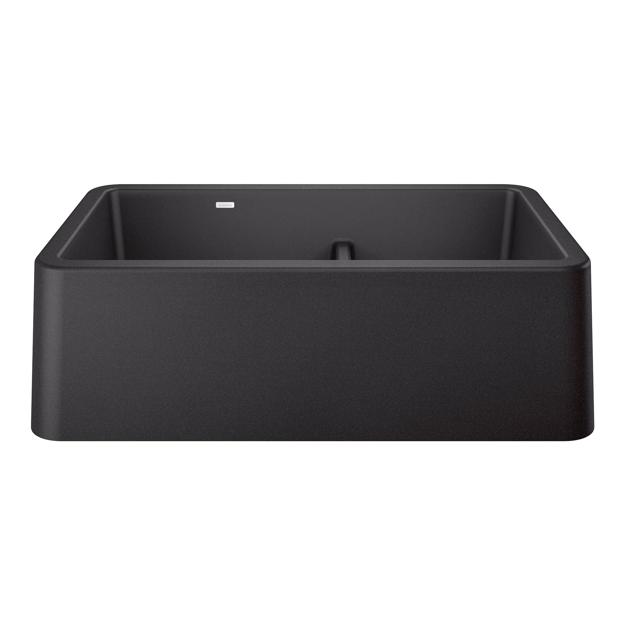 Blanco - 402322 - Ikon SILGRANIT 33" Double Bowl Apron-Front Farmhouse Sink with Low Divide - Anthracite