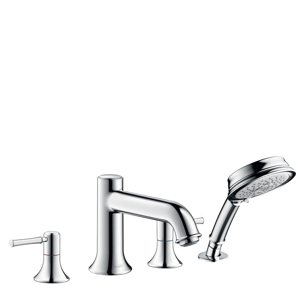 4-Hole Roman Tub Set Trim with 1.8 GPM Handshower in Multiple Finishes