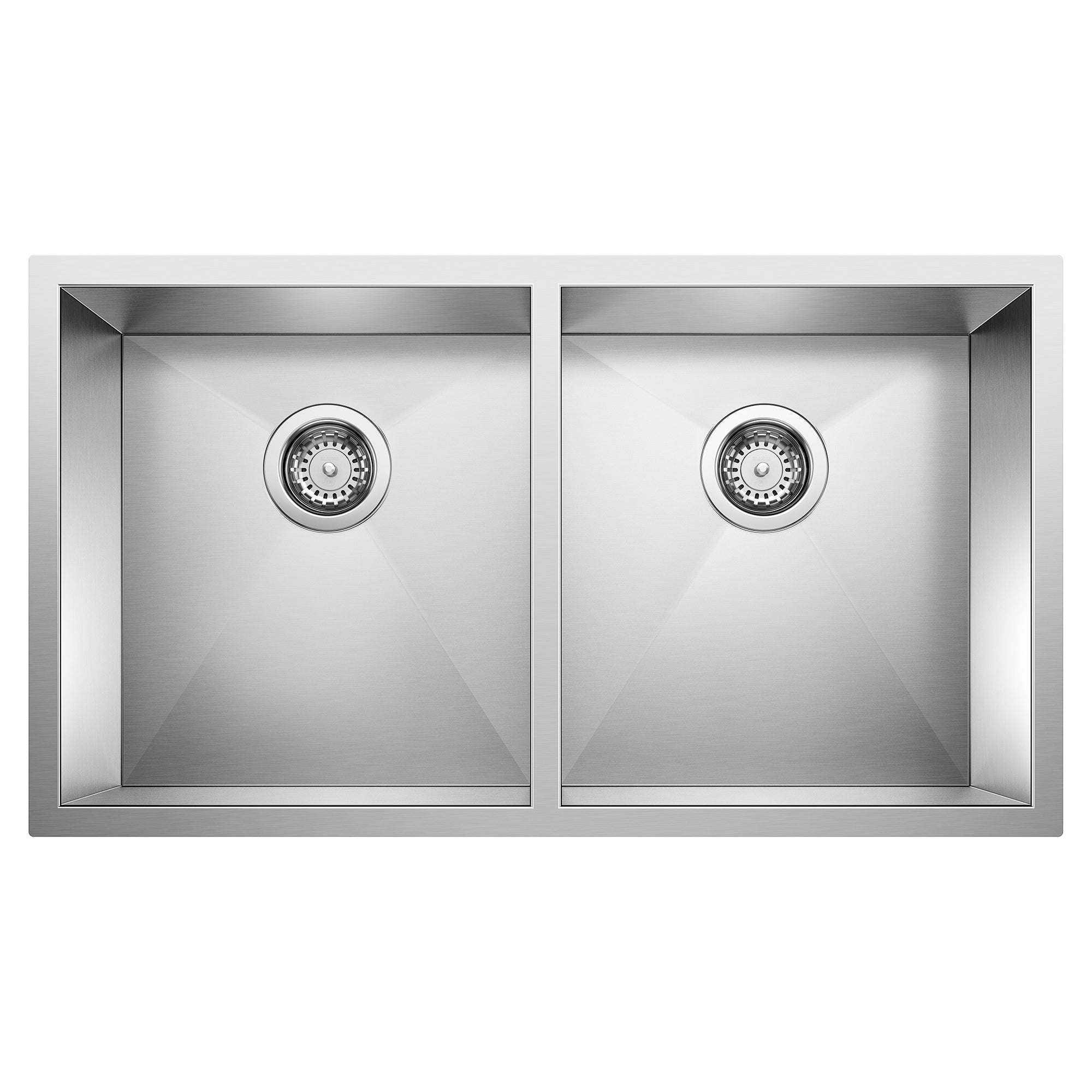 Blanco - 516211 - Precision R0 28" 50/50 Double Bowl Undermount Stainless Steel Kitchen Sink