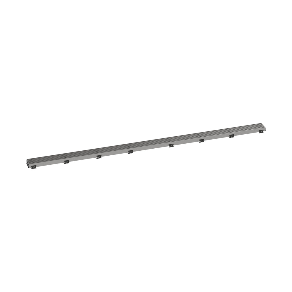 Trim Boardwalk for 59 1/8" Rough with Height Adjustable Frame in Brushed Stainless Steel Finish