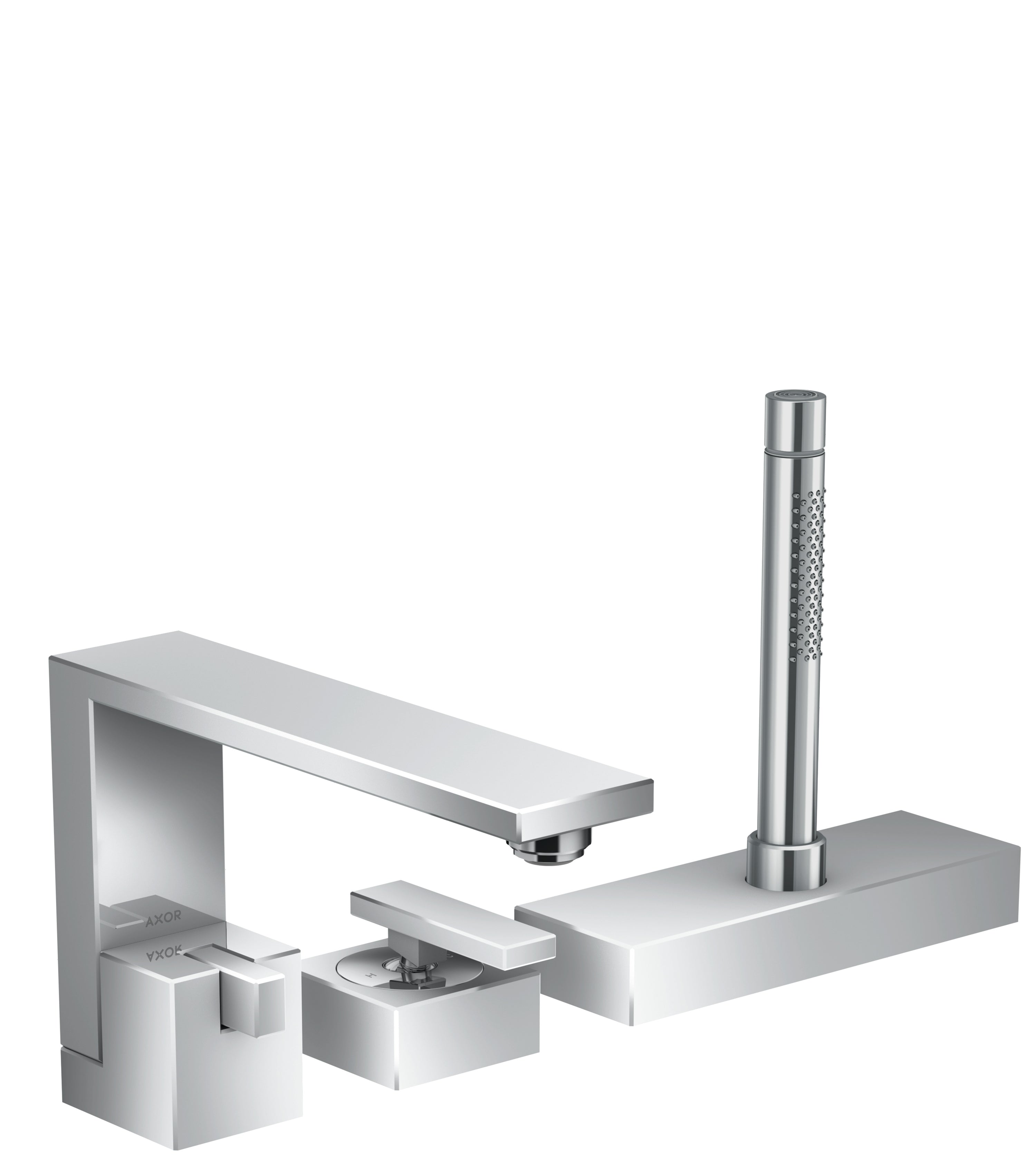 3-Hole Roman Tub Set Trim with 1.75 GPM Handshower in Multiple Finishes