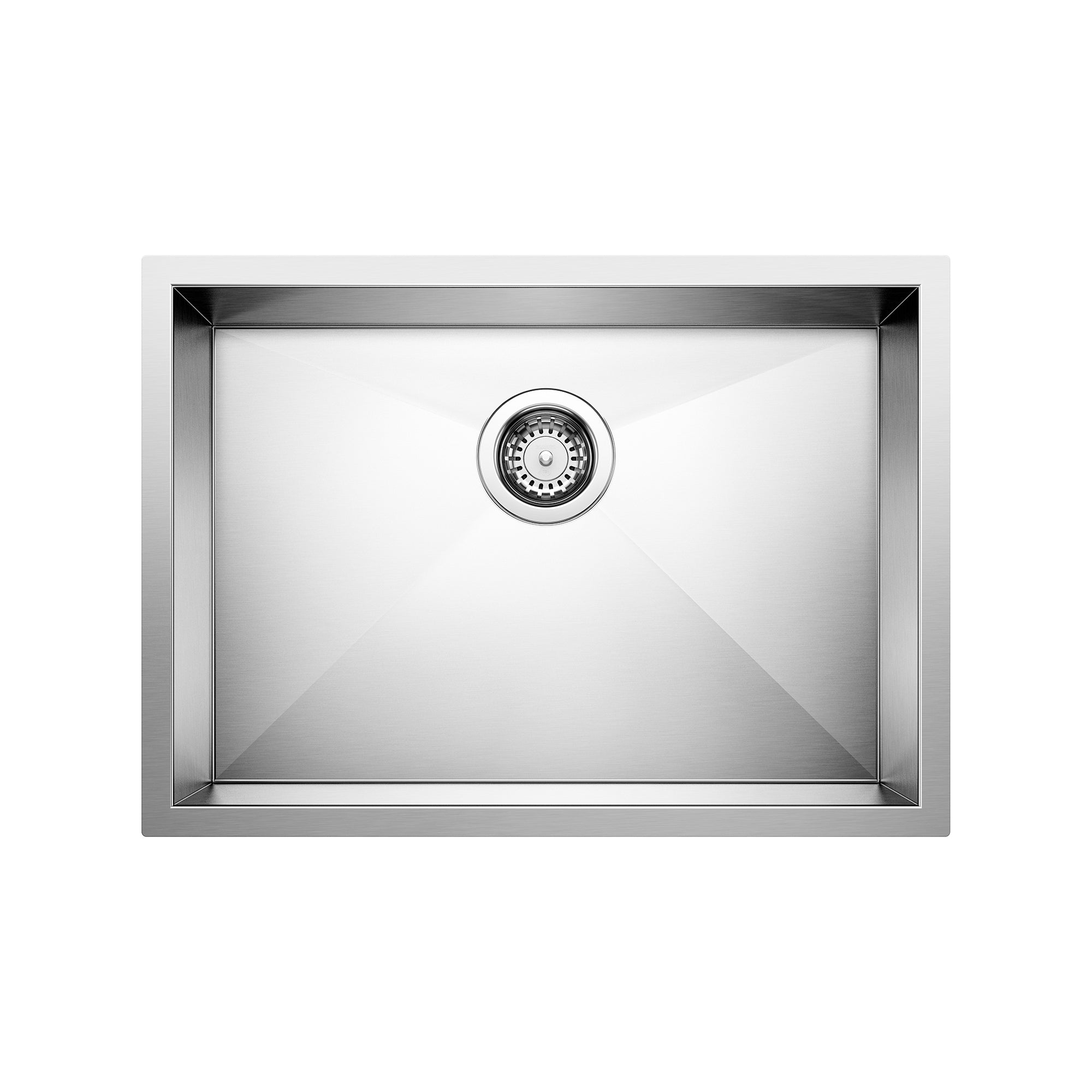 Blanco - 443047 - Quatrus R0 25" Single Bowl Undermount ADA Stainless Steel Kitchen Sink