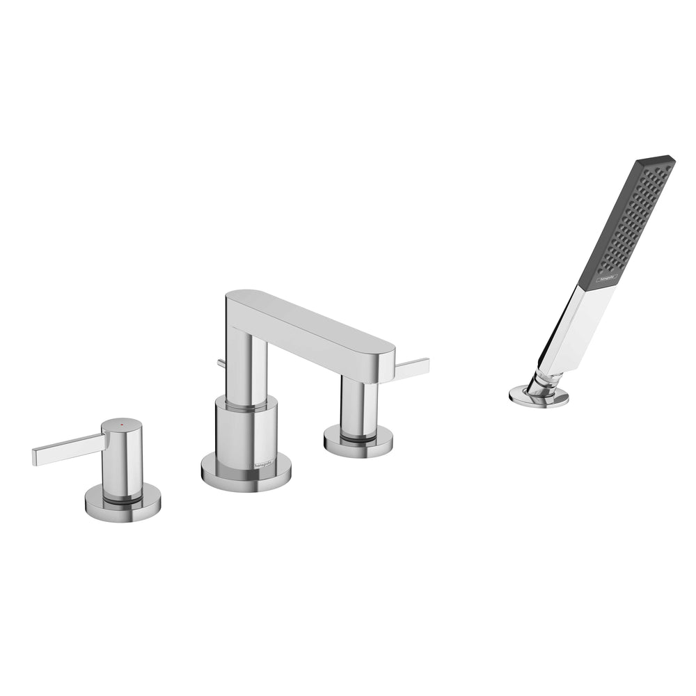 4-Hole Roman Tub Set Trim with 1.75 GPM Handshower in Multiple Finishes