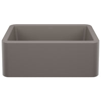 Blanco - 443112 - Ikon SILGRANIT 27" Single Bowl Apron-Front Farmhouse Sink - Volcano Gray