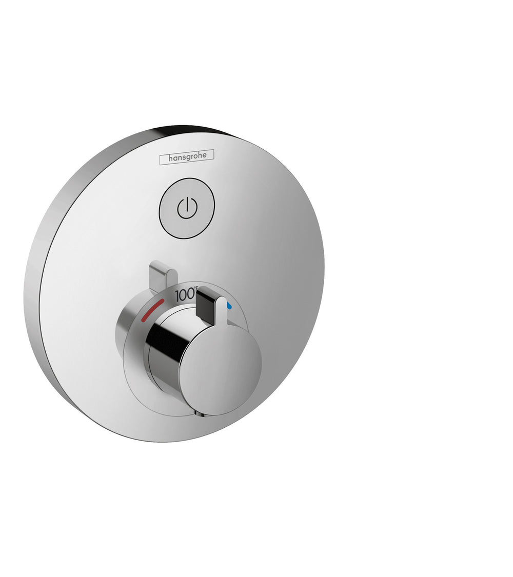 Thermostatic Trim for 1 Function, Round in Multiple Finishes