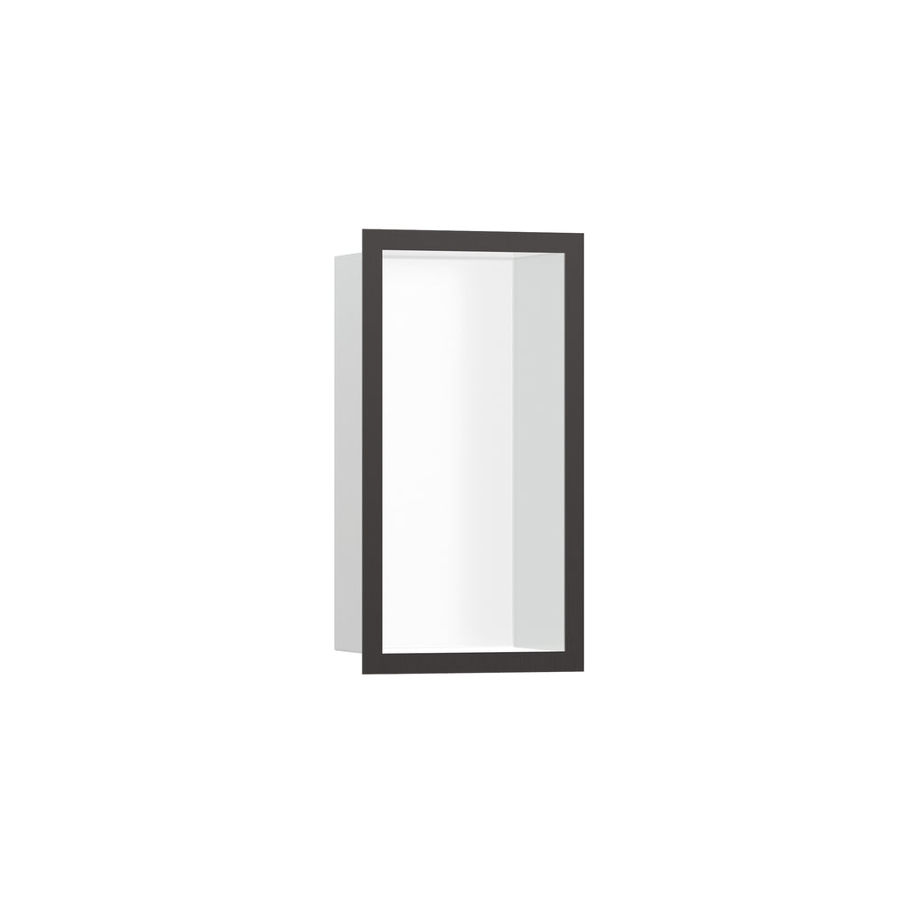 Wall Niche Matte White with Design Frame 12"x 6"x 4"  in Multiple Finishes