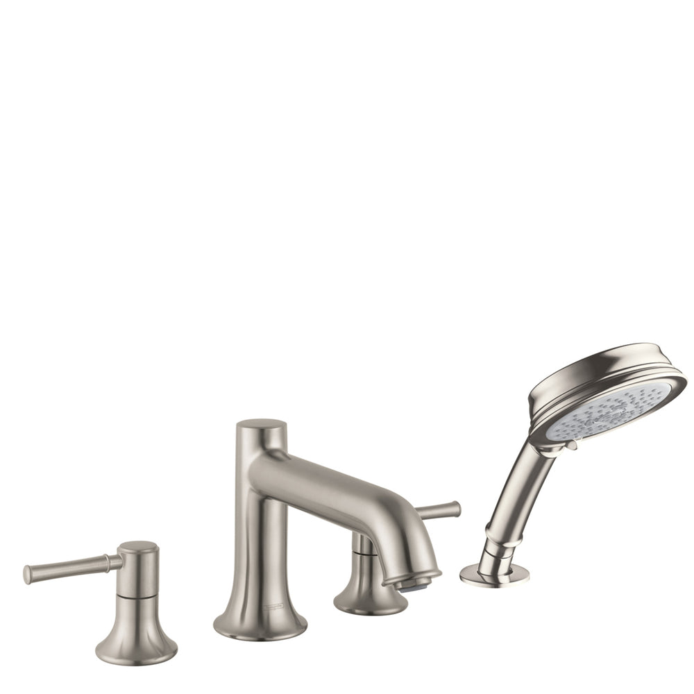 4-Hole Roman Tub Set Trim with 1.8 GPM Handshower in Multiple Finishes