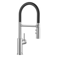 Blanco - 402448 - Catris Flexo Semi-Pro Pull-Down Dual-Spray Kitchen Faucet - PVD Steel