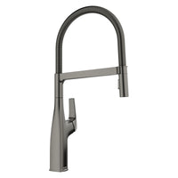 Blanco - 443266 - Rivana Semi-Pro Pull-Down Dual-Spray Kitchen Faucet - Satin Dark Steel