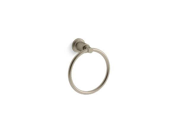 Central Park West™ Towel Ring in Multiple Finishes Length:8.268" Width:7.677" Height:3.543"