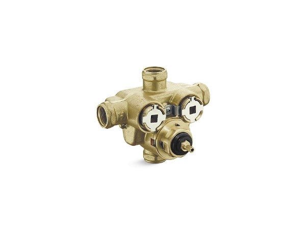 Rough-In: 3/4" Thermostatic Valve Length:6.75" Width:6.75" Height:6.18"