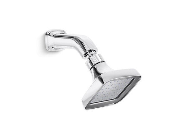Per Se® Showerhead With Arm in Multiple Finishes Length:9.252" Width:7.087" Height:5.315"