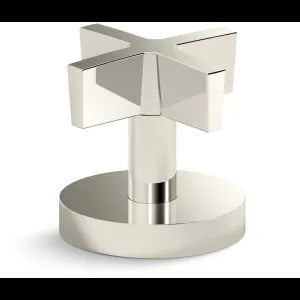 One™ Deck Mount Bath Diverter, Cross Hdl in Multiple Finishes Length:6.25" Width:4.5" Height:3.5"