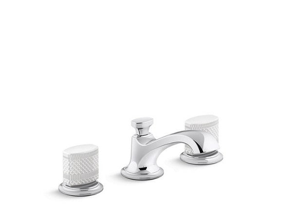 Script® Sink Faucet, Low Spt,Wt Porc in Multiple Finishes Length:17.62" Width:13.25" Height:3.688"