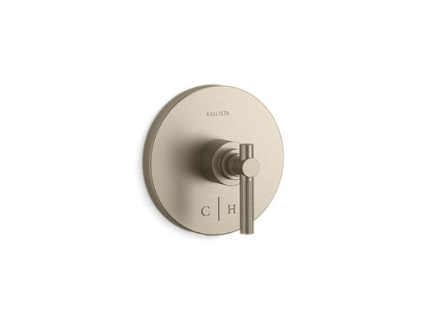 Central Park West™ Thermostatic Trim, Lv in Multiple Finishes Length:12.6" Width:8" Height:3.15"