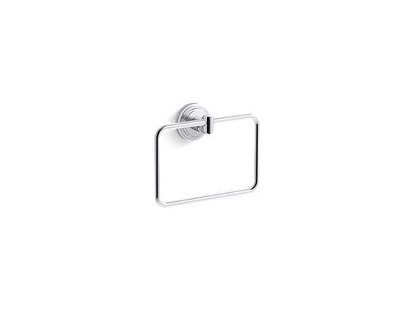 Pinna Paletta™ Towel Ring in Multiple Finishes Length:9.055" Width:6.496" Height:3.15"