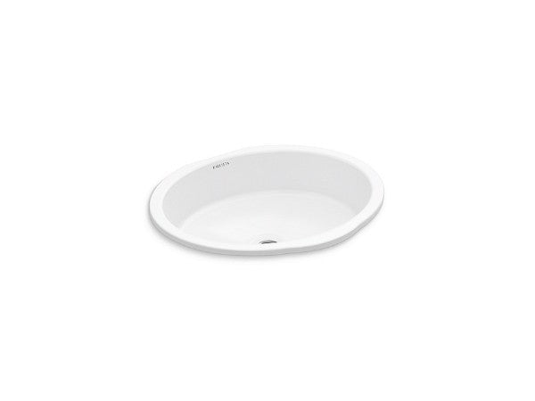 Perfect Um Sink, Centric Oval in White Finish Length:20.8" Width:17.88" Height:8.44"