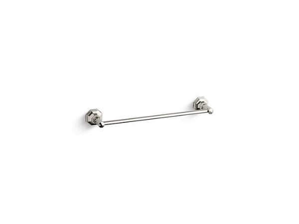 For Town Towel Bar, 18" in Multiple Finishes Length:28" Width:5" Height:3"