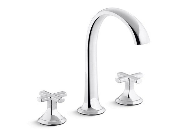 Script® Sink Faucet Arch Spout Crss Hndl in Multiple Finishes Length:25.508" Width:16.503" Height:4.438"