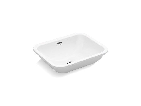 Perfect Um Sink, Soft Rectangle, Glzd in White Finish Length:22" Width:17.5" Height:8.19"