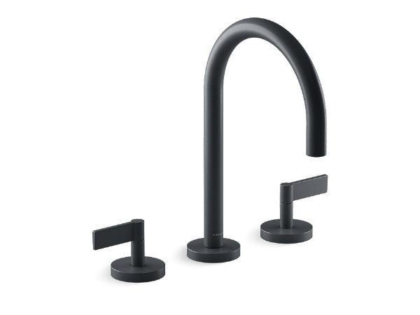 One™ Basin Set, Gooseneck, Lever Handle in Multiple Finishes Length:20.188" Width:11.813" Height:3.688"