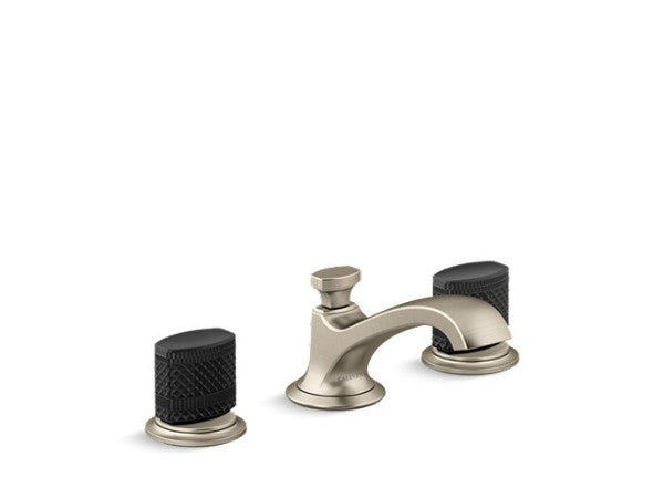 Script® Sink Faucet, Low Spt, Blk Porc in Multiple Finishes Length:17.62" Width:13.25" Height:3.688"
