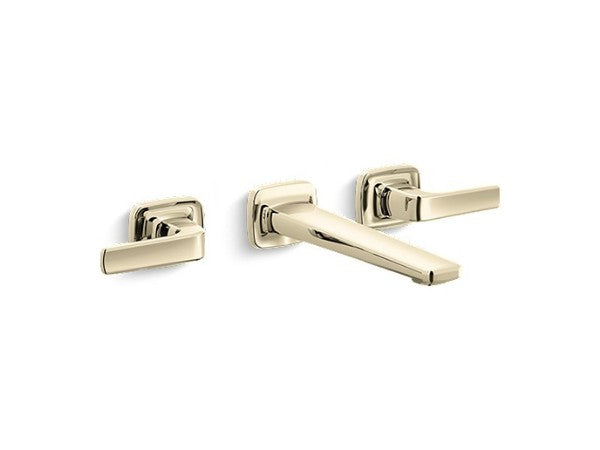 Per Se® Wall-Mount Sink Faucet in Multiple Finishes Length:18.063" Width:12.625" Height:3.5"