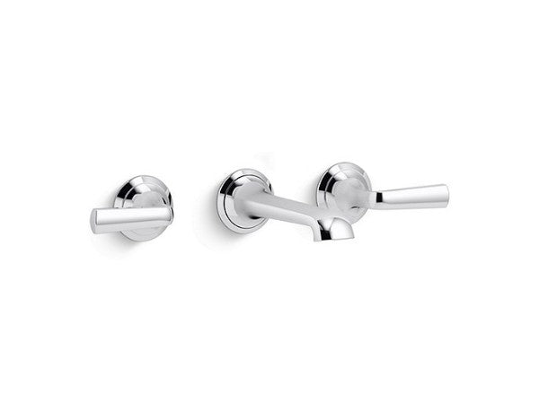 Script® Wall-Mount Sink Faucet Lvr Hndl in Multiple Finishes Length:18.06" Width:12.625" Height:3.5"