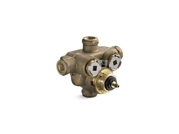 Rough-In: 1/2" Thermostatic Valve Length:6.75" Width:6.75" Height:6.18"