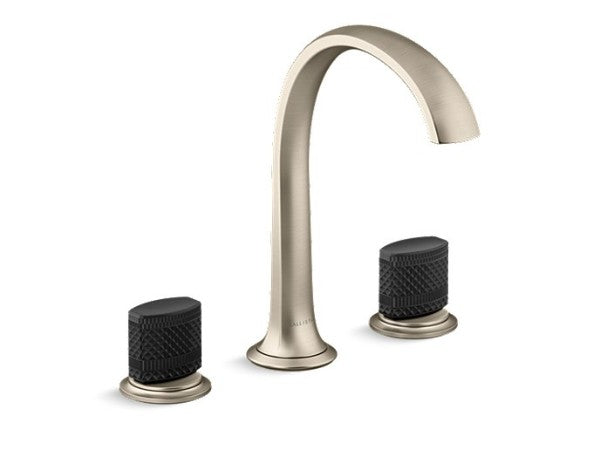 Script® Sink Faucet, Arch Spt, Blk Porc in Multiple Finishes Length:20.25" Width:12" Height:3.5"