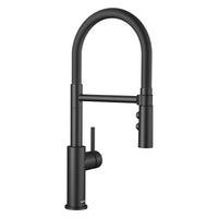 Blanco - 443026 - Catris Flexo Semi-Pro Pull-Down Dual-Spray Kitchen Faucet - Matte Black