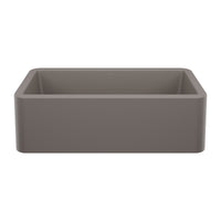 Blanco - 443114 - Ikon SILGRANIT 33" Single Bowl Apron-Front Farmhouse Sink - Volcano Gray