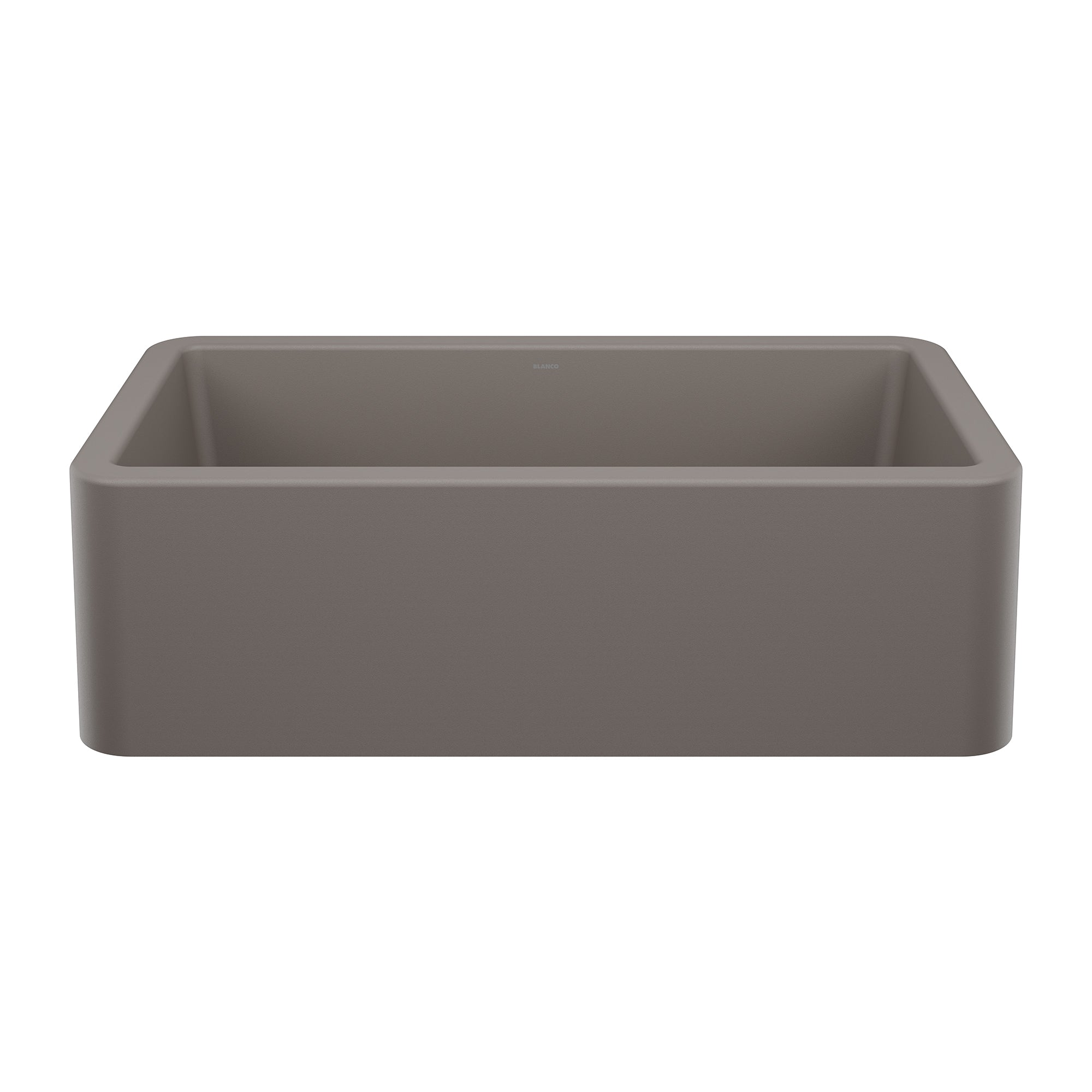 Blanco - 443114 - Ikon SILGRANIT 33" Single Bowl Apron-Front Farmhouse Sink - Volcano Gray