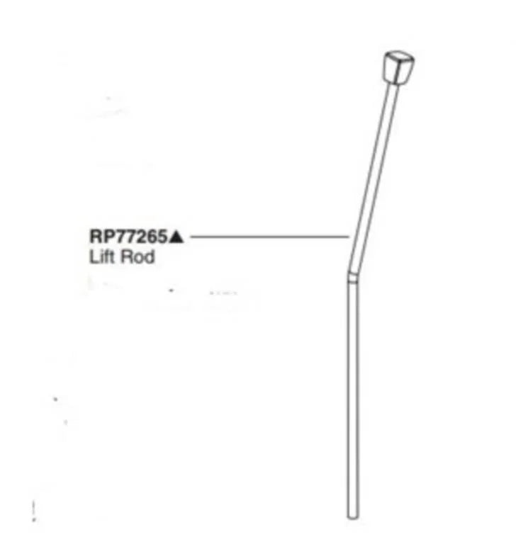 Delta Ashlyn®: Lift Rod & Finial - 1H Bathroom
