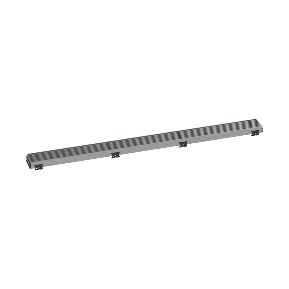 Trim Boardwalk for 35 1/4" Rough with Height Adjustable Frame in Brushed Stainless Steel Finish