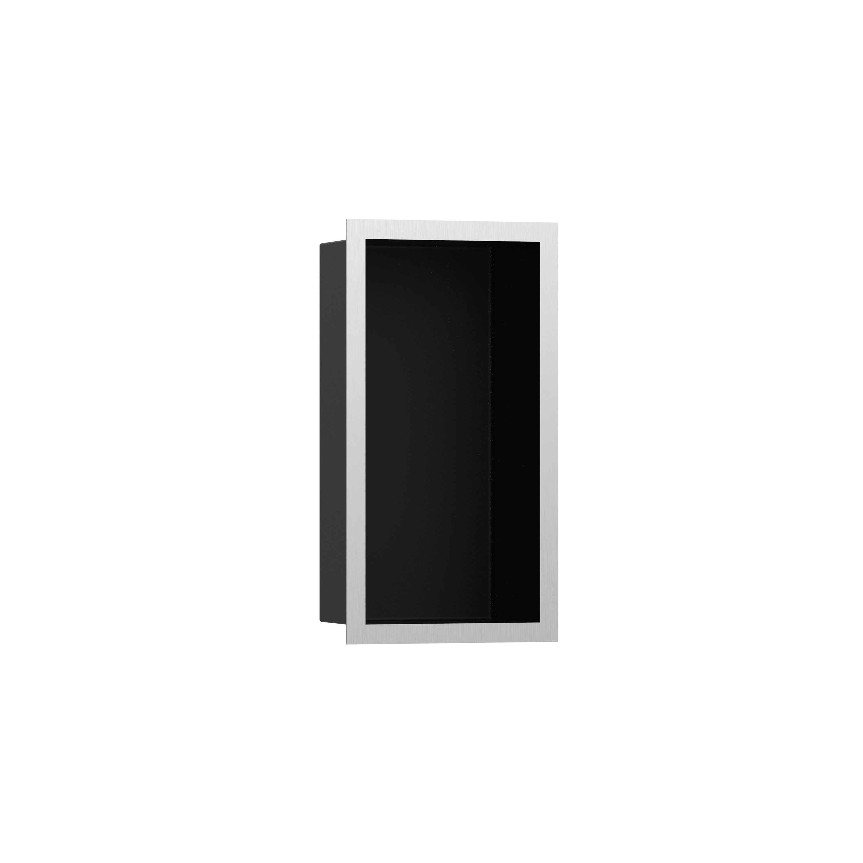 Wall Niche Matte Black with Design Frame 12"x 6"x 4" in Multiple Finishes