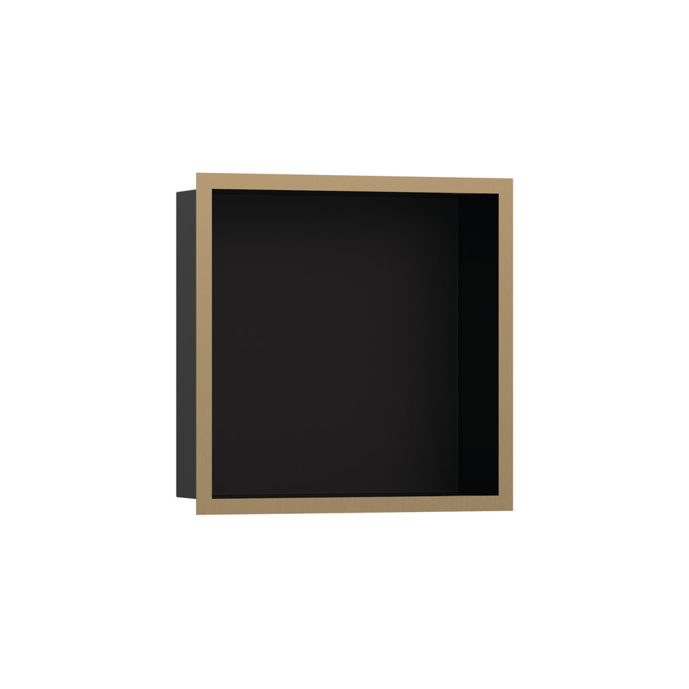 Wall Niche Matte Black with Design Frame 12"x 12"x 4" in Multiple Finishes