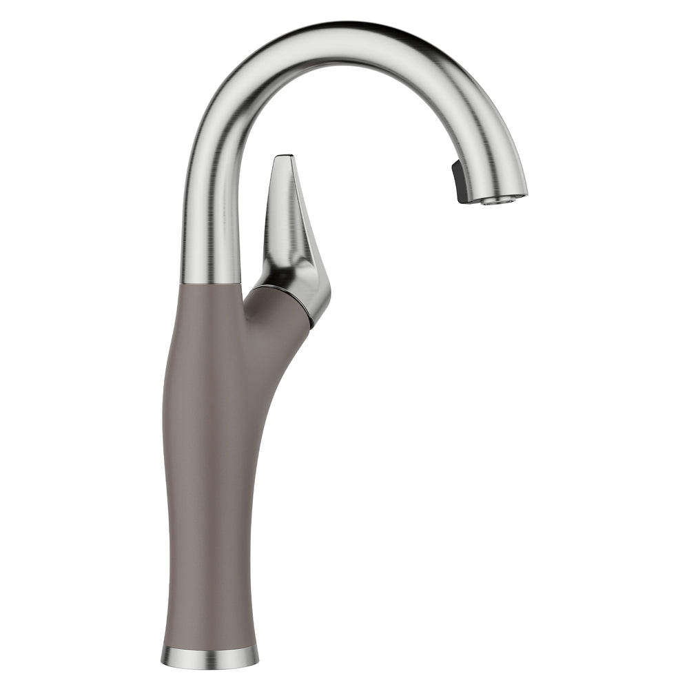Blanco - 443042 - Artona Pull-Down Dual-Spray Bar Faucet - PVD Steel/Volcano Gray