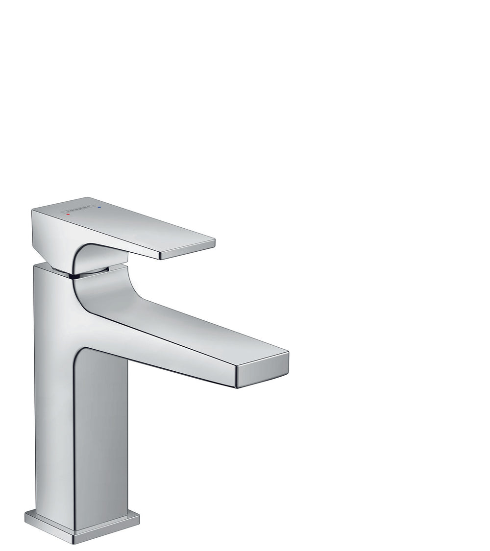 Single-Hole Faucet 110 with Lever Handle and Pop-Up Drain, 0.5 GPM in Multiple Finishes