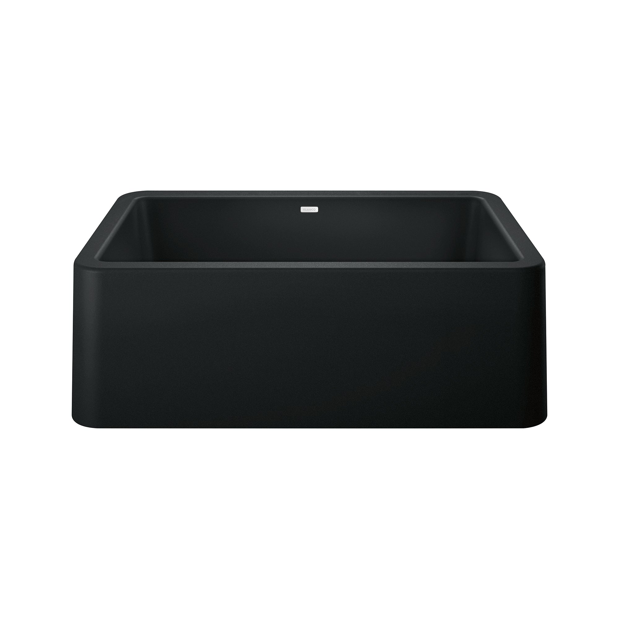 Blanco - 402576 - Ikon SILGRANIT 30" Single Bowl Apron-Front Farmhouse Sink - Coal Black